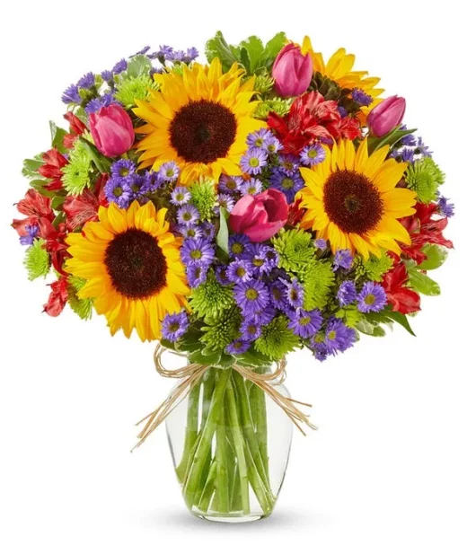 Utopian Sunflower Garden